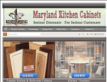 Tablet Screenshot of marylandkitchencabinets.com